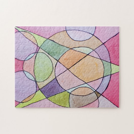 Warme Abstraktion Puzzle (Horizontal)