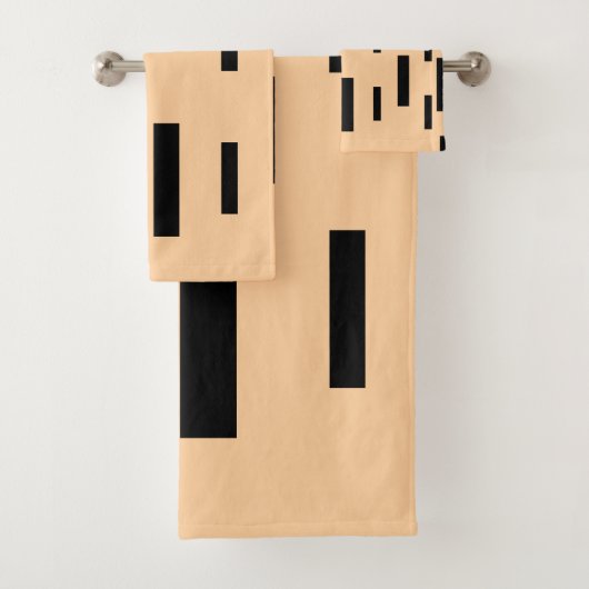 Warme Aprikose Badhandtuch Set (Insitu)