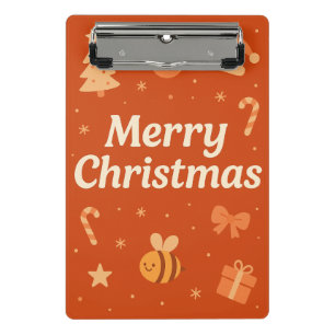Warme ästhetische Weihnachtskunst – Süße festliche Mini Klemmbrett
