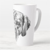 Warme Augen in Ernteglühen Milchtasse (Rechte Ecke)