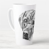 Warme Augen in Ernteglühen Milchtasse (Linke Ecke)