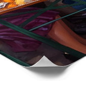 Warme Beer Garden Vibes Poster (Ecke)