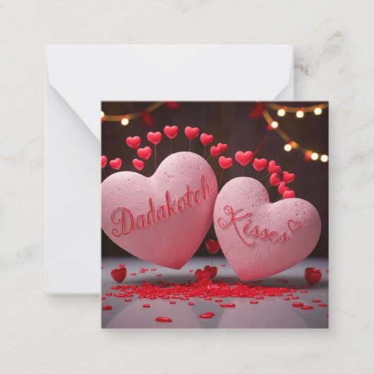 Warme Begrüßungsnachricht2024 Mitteilungskarte (Vorderseite)