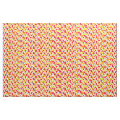 Warme Bläschen - orangefarbenes und rotes Muster Stoff (Yard (91,4 cm))