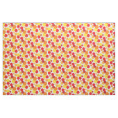 Warme Bläschen - orangefarbenes und rotes Muster Stoff (Fat Quarter (45,7 x 55,9 cm))
