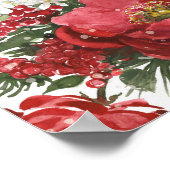 Warme Blume bleibe - Feiertage Poster (Ecke)