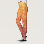 Warme Blumenmuster-Leggings Leggings (Links)