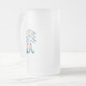 Warme Breeze Mattglas Bierglas (Vorderseite Links)