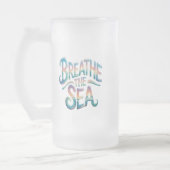 Warme Breeze Mattglas Bierglas (Links)