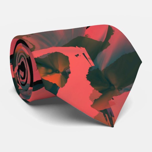 Warme Coole Pastelle Krawatte (Gerollt)