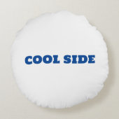 Warme Coole Seite Rundes Kissen (Rückseite)