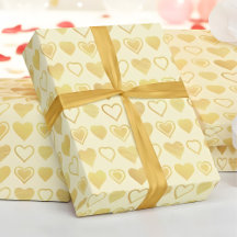 Warme Creme Minimal Herzen Valentinstag Geschenk