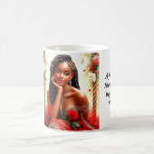 Wärme der Liebe: Ein Pokal zum Aufblasen und zum K Kaffeetasse (Mittel)