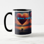 Wärme der Liebe in einer Tasse (Links)