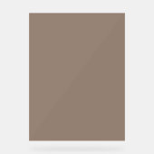 Warme Dusty Rose Hintergrund - Hochzeitsszenario Acrylschild (Vorderseite)