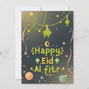 Warme Eid-Feiergestaltung Feiertagskarte