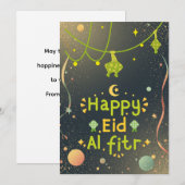 Warme Eid-Feiergestaltung Feiertagskarte (Vorne/Hinten)