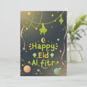 Warme Eid-Feiergestaltung Feiertagskarte (Stehend Vorderseite)
