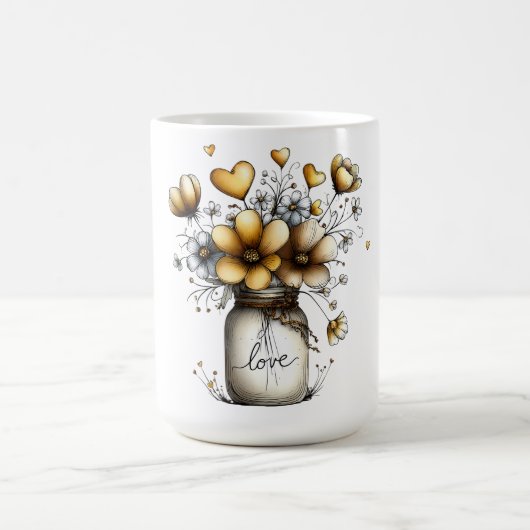 Wärme einer schönen Heim-Kaffeetasse Kaffeetasse (Mittel)