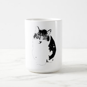 Warme einfache Linie Kaffeetasse