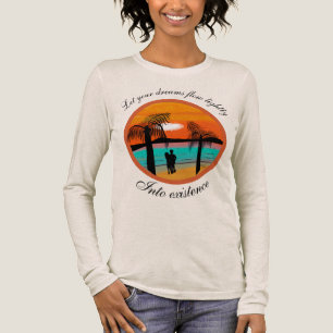 Warme Embrase: Design-T - Shirt für die Sunset-Sil