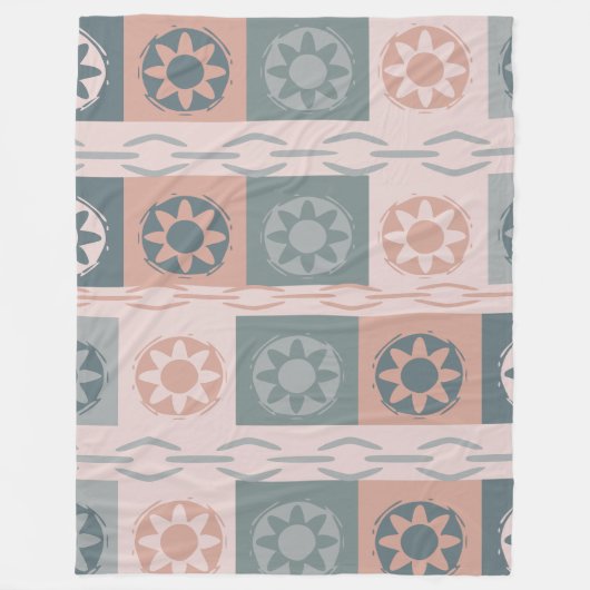 Warme Erdfarbe Fleecedecke (Vorderseite)