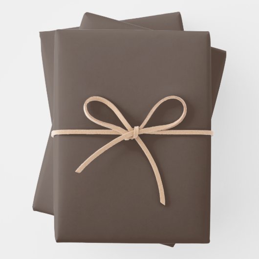 Warme erdige braune Verpackungspapiere Geschenkpapier Set (Beispiel)