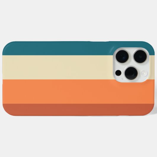 Warme, erdige vertikale Streifen Case-Mate iPhone Hülle (Rückseite (Horizontal))