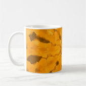 Warme Erdtöne Goldenes Ocker Fröhlich Kaffeetasse (Links)