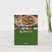 Warme Erinnerungen Urlaubskarte Dankeskarte (Rückseite)