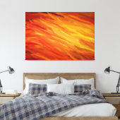 Warme Farben Abstrakte Malerei 2 Leinwanddruck (Insitu (Schlafzimmer))