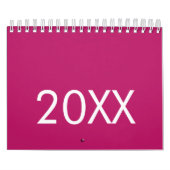 Warme Farben Einfach Modern 2027 Bunt Kalender (Titelbild)