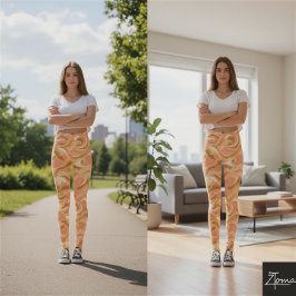 Warme Farben für Abstürze Leggings