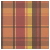 Warme Farben Herbstthema Kariertes Muster Stoff (Nahaufnahme)
