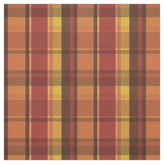 Warme Farben Herbstthema Kariertes Muster Stoff (Muster)