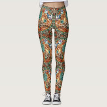 Warme Farben Moderne Leggings von Joya Eve