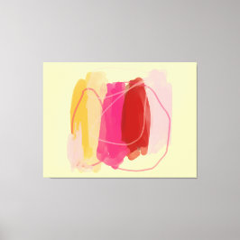 Warme Farben Schatten Stretched Canvas Print Leinwanddruck