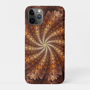Warme Farben, trippige moderne fraktale Kunstmuste Case-Mate iPhone Hülle