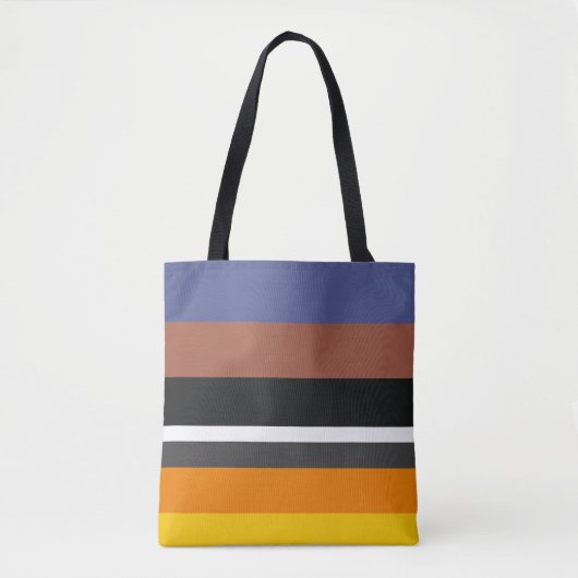 Warme Farben Vertraute horizontale Rechtecke Tasche (Vorderseite)