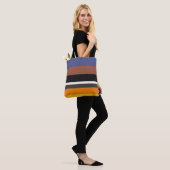 Warme Farben Vertraute horizontale Rechtecke Tasche (Am Model)