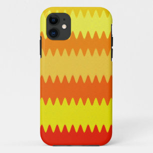 Warme Farben Zickzack Streifen Case-Mate iPhone Hülle