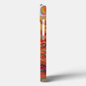 Warme farbige flüssige Abstrakte Impressionistin Case-Mate iPhone Hülle (Rückseite / Links)