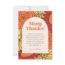 Warme farbige große Blumenarm Babydusche