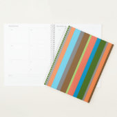Warme Farbtöne gestreift Planner Planer (Anzeige)