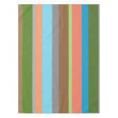 Warme Farbtöne gestreift Tabletecloth Tischdecke (Vorderseite)