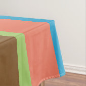 Warme Farbtöne gestreift Tabletecloth Tischdecke (Beispiel)