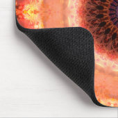 Warme Fraktal-Reflexionen Mousepad (Ecke)