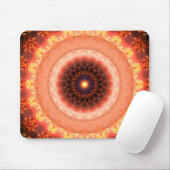 Warme Fraktal-Reflexionen Mousepad (Mit Mouse)