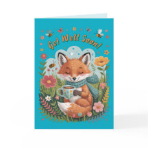 Warme & fröhliche gemütliche Woodland Fox bald wie