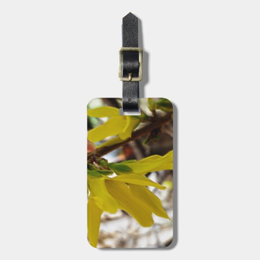 warme Frühlingsfarben Gepäckanhänger (Vorderseite vertikal)